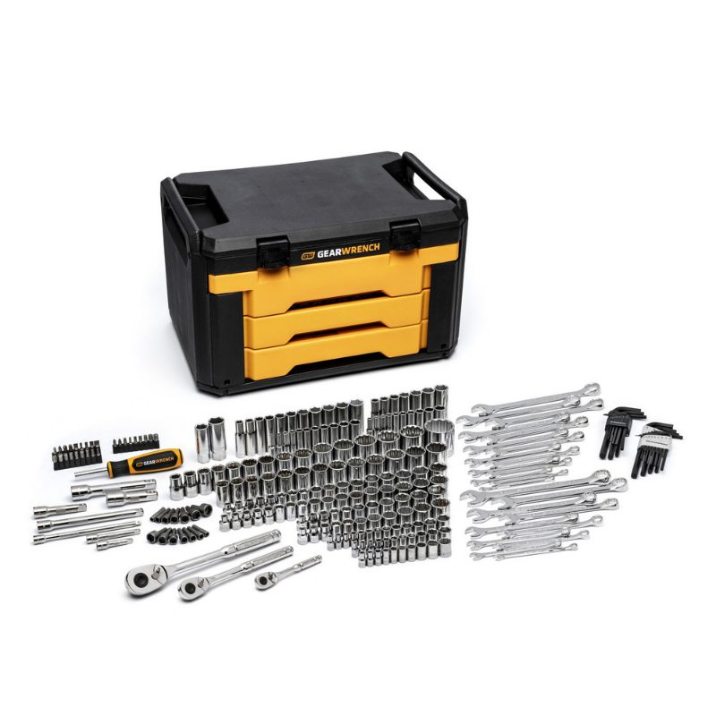 257PC MECHANICS TOOL SET 1/4, 3/8, 1/2
