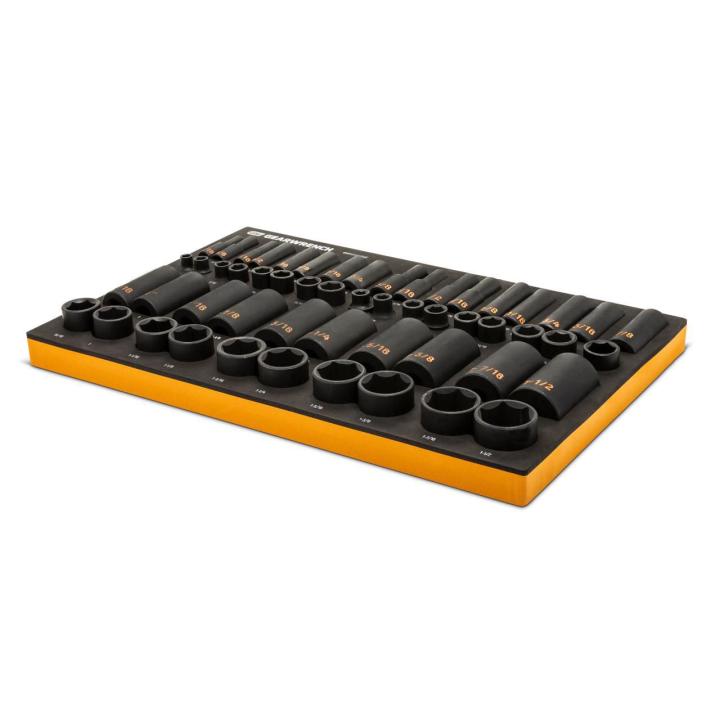 MODSET HI-VIZ IMPACT SOCKETS – SAE, 54PC