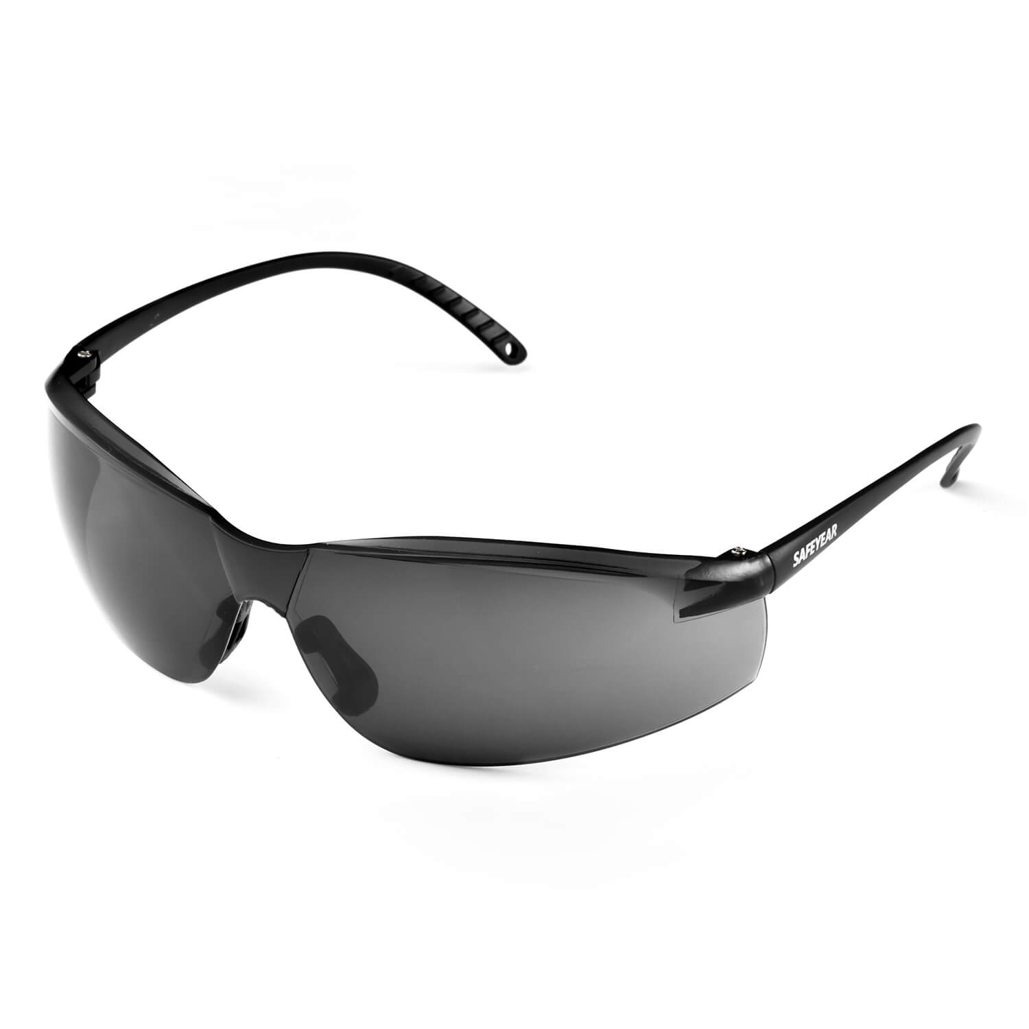 BLACK FRAME SAFETY GLASSES – TINTED LENS