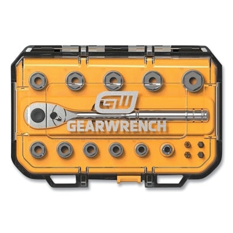 16PC 3/8" DR SWS SAE – CLEAR TOP