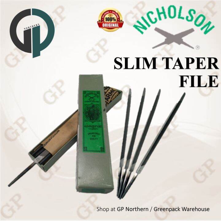 FILE, 4", X-SLIM TAPER, SGL CUT, BX