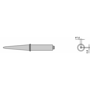 TIP,SOLDER,1/16"700F,TAPER