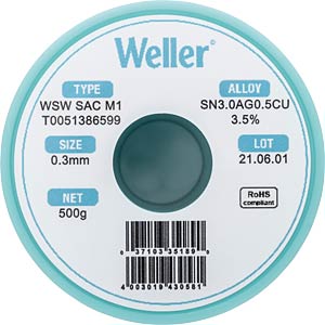 WSW SAC M1 SOLDER WIRE 0,3mm, 500g