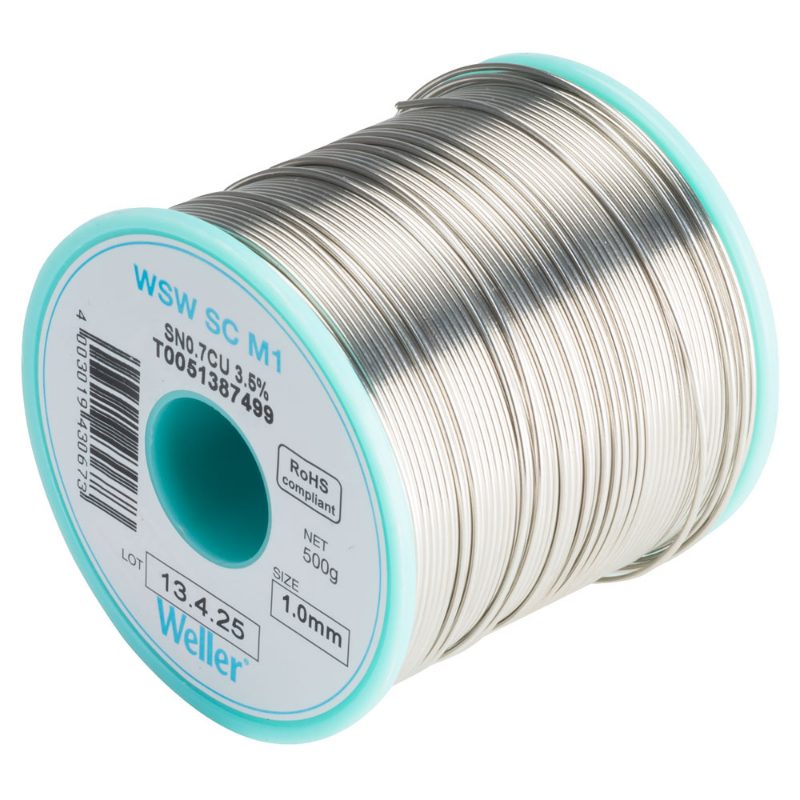 WSW SC M1 SOLDER WIRE 1,0mm, 500g