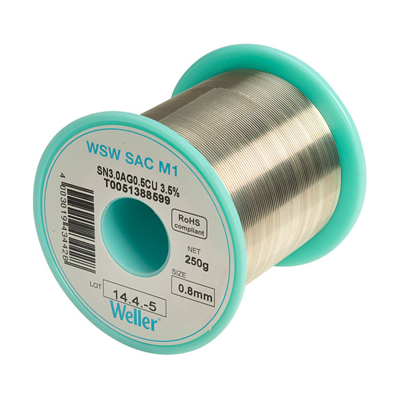 WSW SAC M1 SOLDER WIRE 0.8MM, 250G