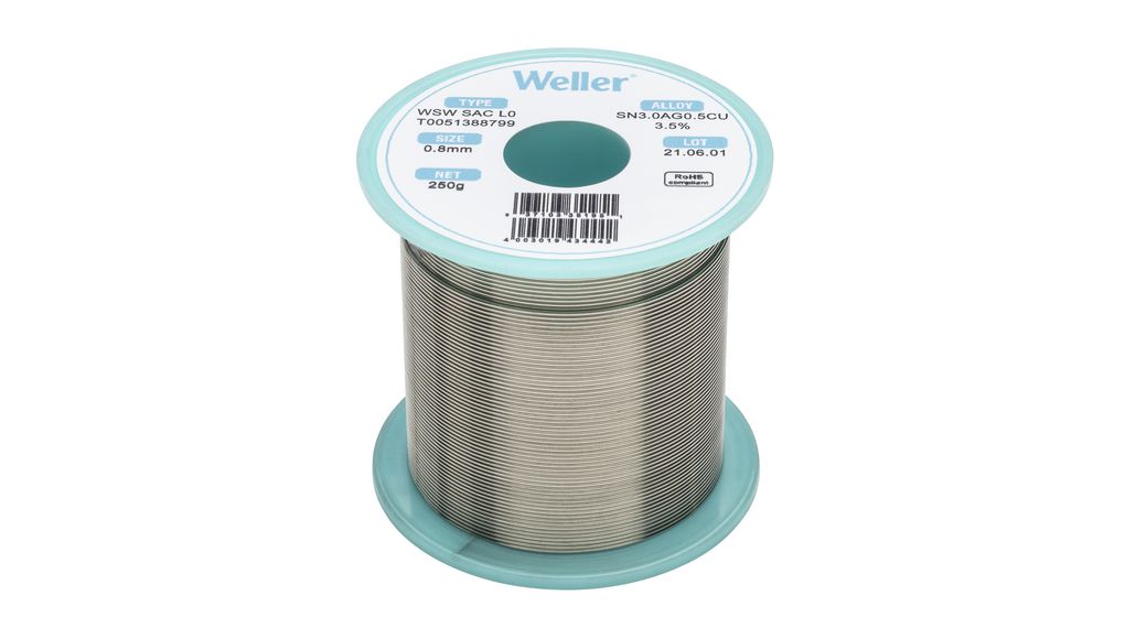 WSW SAC L0 SOLDER WIRE 0.8MM, 250G