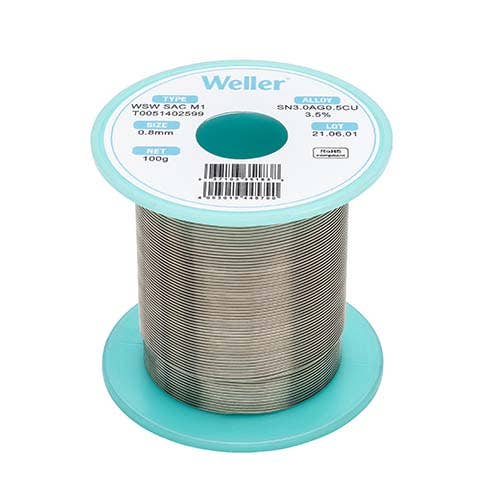 WSW SAC M1 SOLDER WIRE 0.8MM, 100G