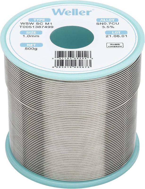 WSW SNPB L1 SOLDER WIRE 1.0MM 100G