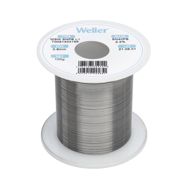 WSW SNPB L1 SOLDER WIRE 0.8MM 100G