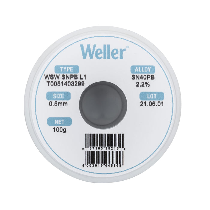 WSW SnPb L1 SOLDER WIRE 0.5MM 100G