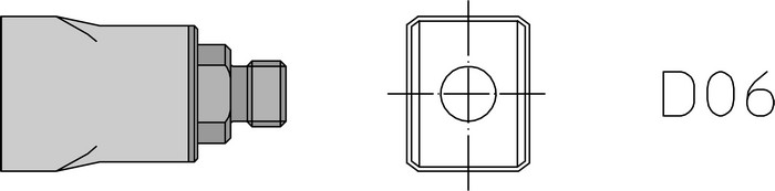 D06 HOTGAS NOZZLE 10,0X13,0