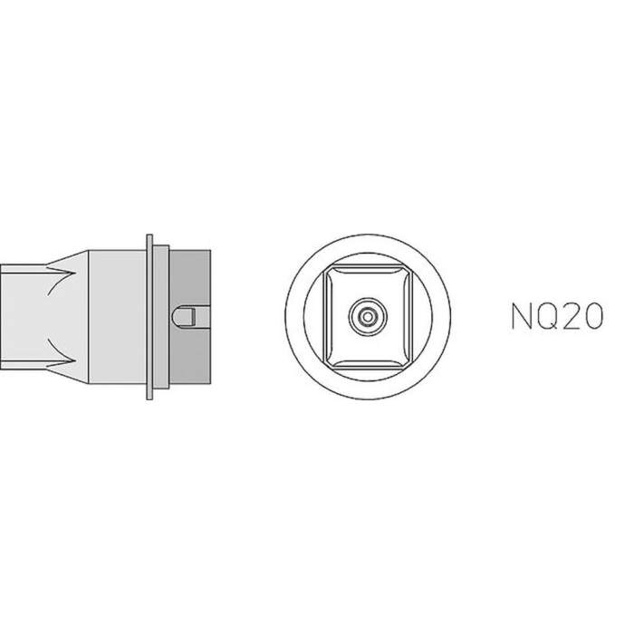 NQ20 HOTGAS NOZZLE 15,5X13,0