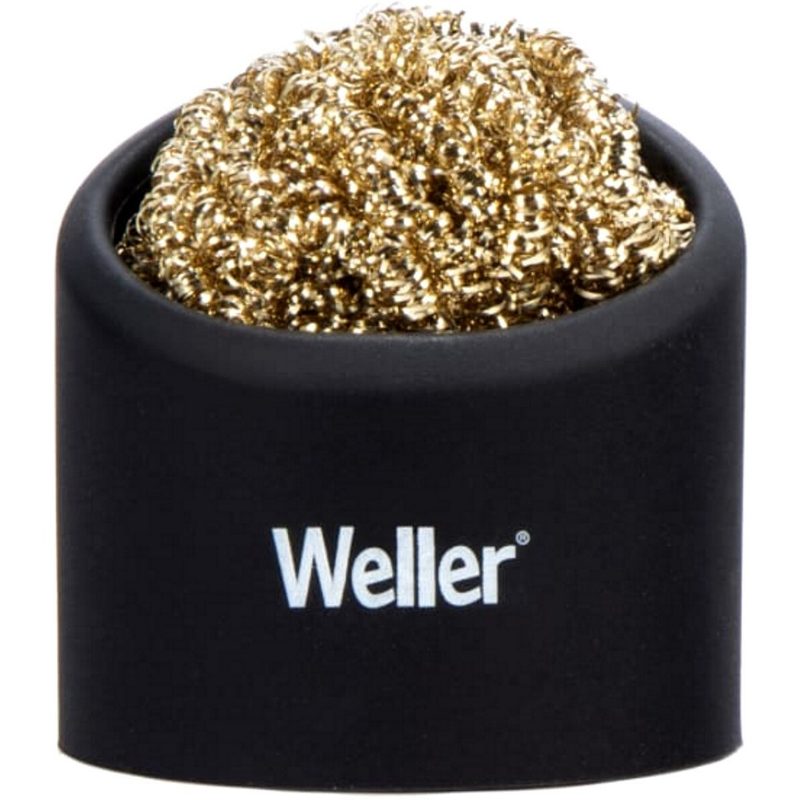 CLEANER,BRASS WIRE SPONGE,W/HOLDER