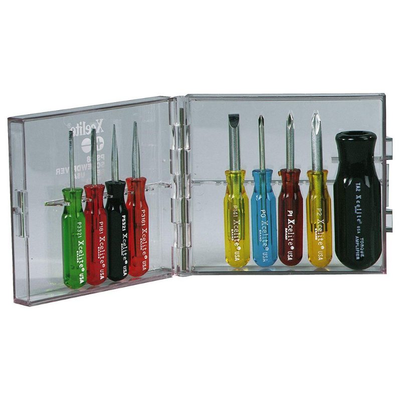 TOOL SET,9PC,MINI SCREWDRIVER