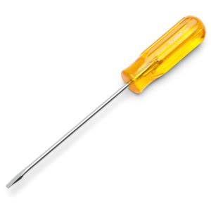 SCREWDRIVER,1/8"X4",ROUND