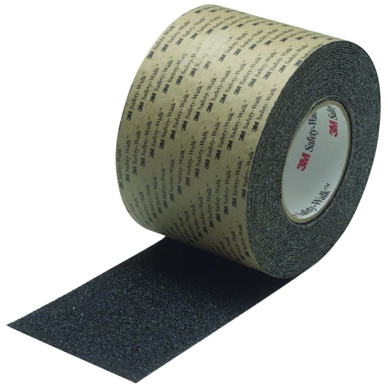 3M™ Safety-Walk™ Slip-Resistant General Purpose Tapes & Treads 610, Black, 6 in x 24 in (15.2 cm x 61 cm), Tread