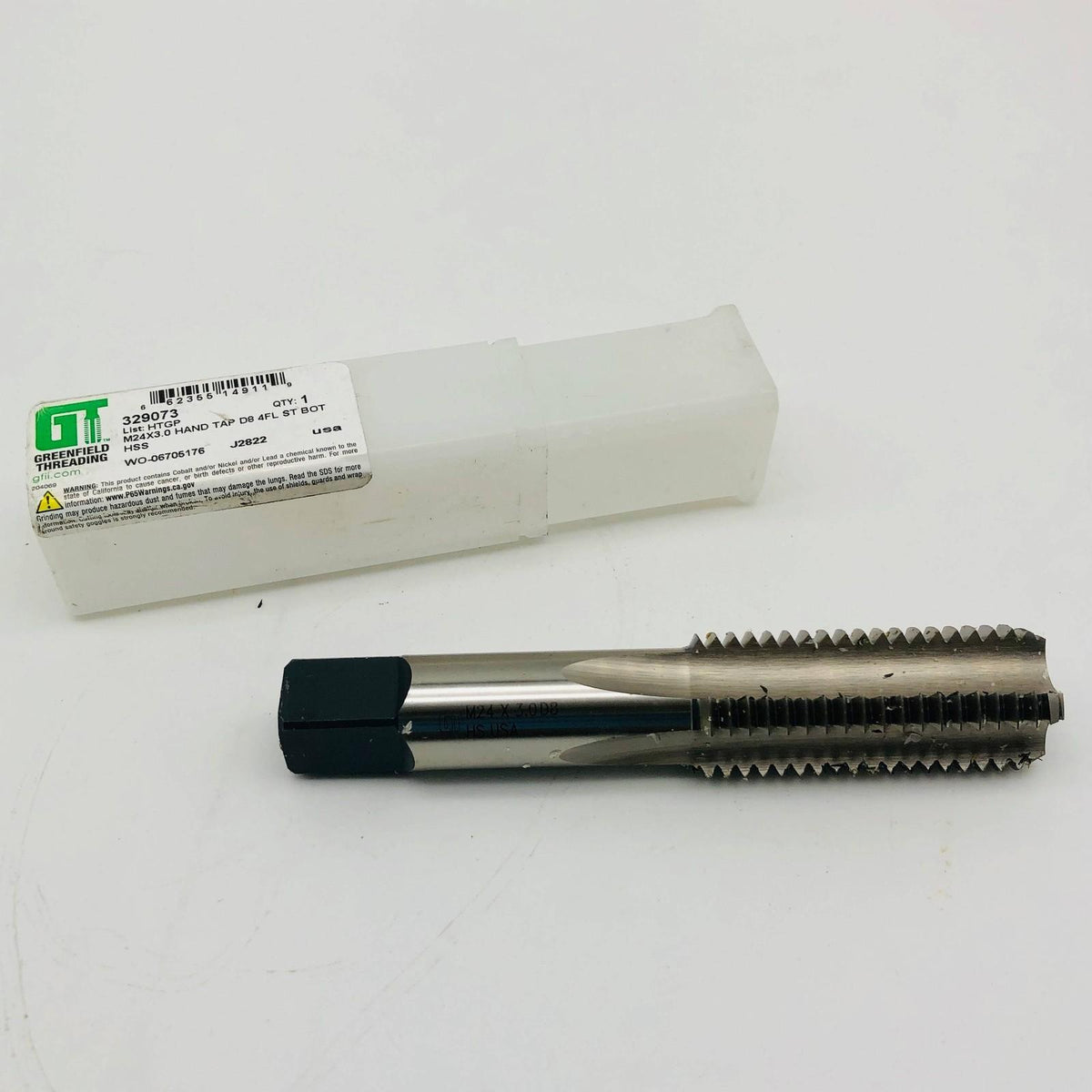 M24X3 HTGP D8 4FL GP PLUG HAND TAP