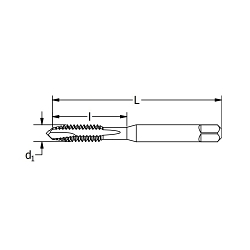 1/2-13NC H3 4FL GP PLUG HAND TAP-BLK
