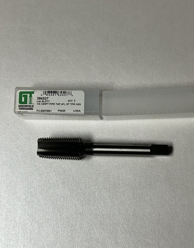 1/2-14NPT PTT 4FL GP TAPER PIPE TAP-TIN