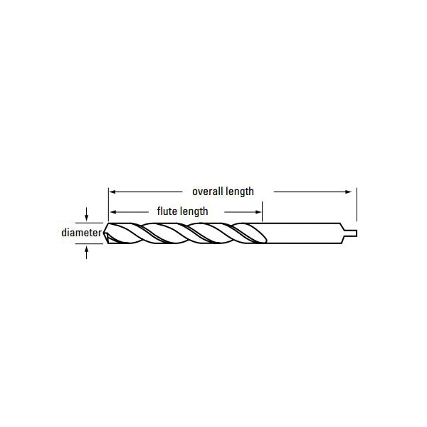 120-X 15/64X10-OA EXT LENGTH DRILL
