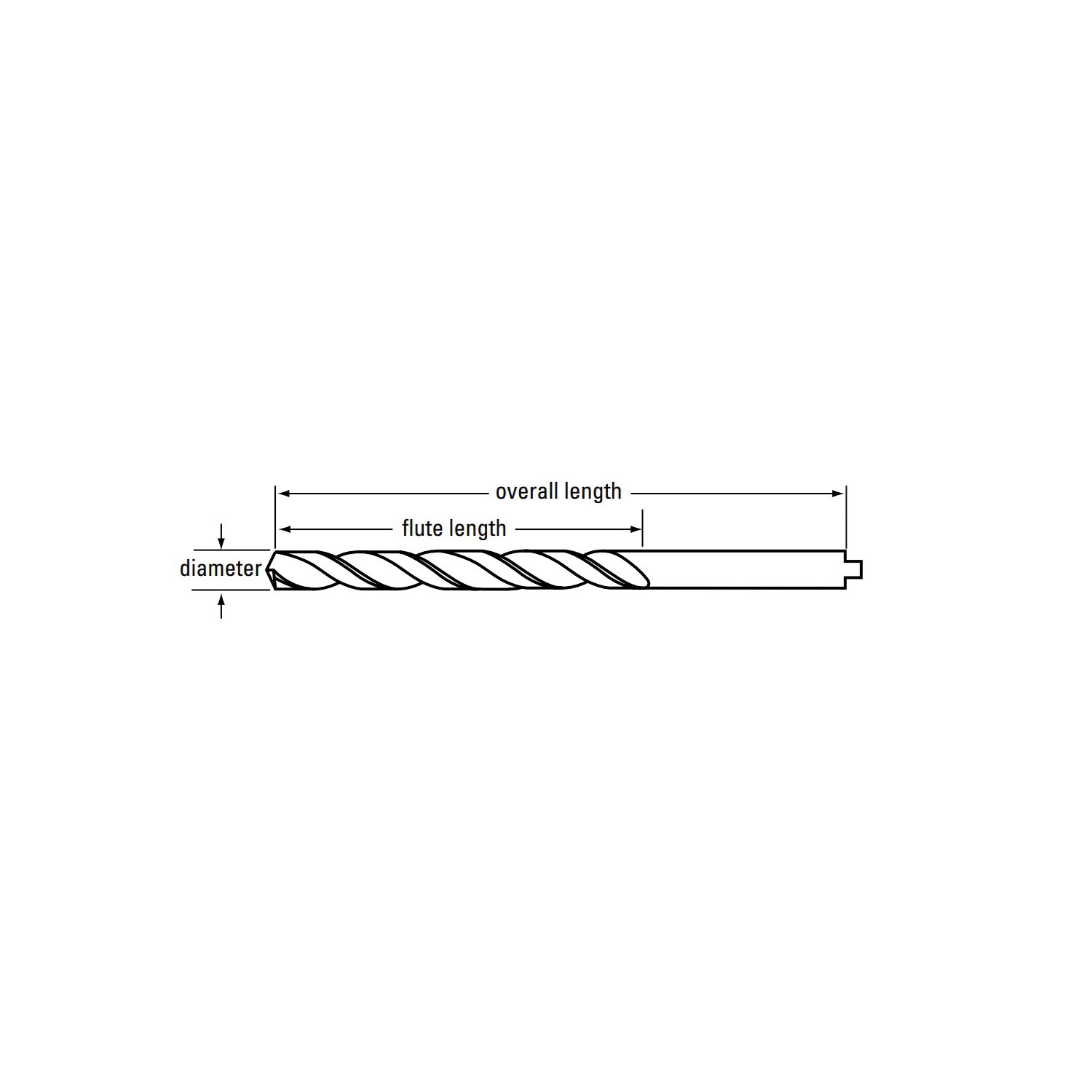 120-X 13/32X12-OA EXT LENGTH DRILL