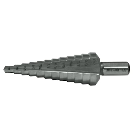 1874 STEP Drill 1/4"-1-3/8" x 1/8"