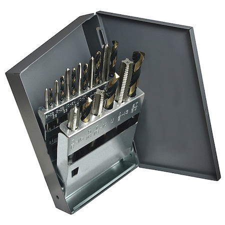1878 18PC B&G HD JOB DRL & BO SP TAP SET