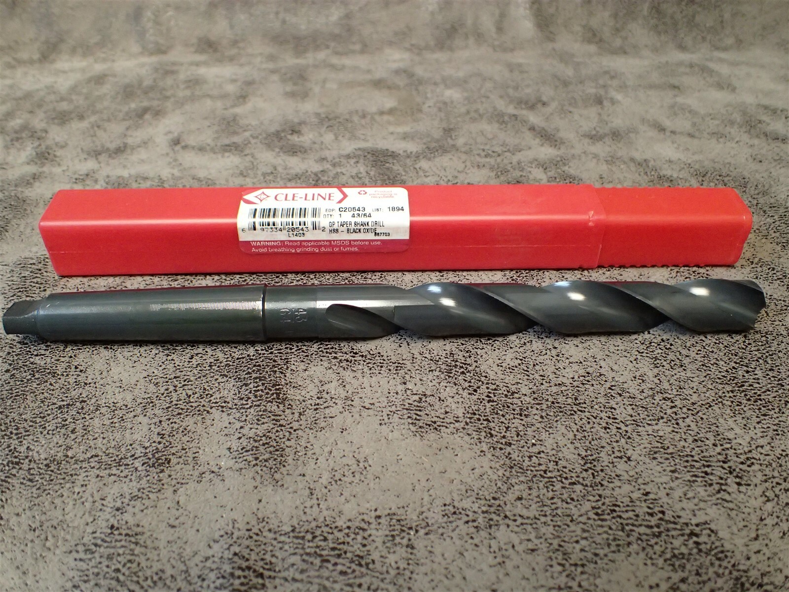 21.50MM 2MT HSS BLK 118DEG TAPER SHK