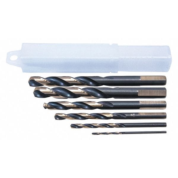 6PC SET B&G MECH LENGTH DRILL 1/16"-3/8"
