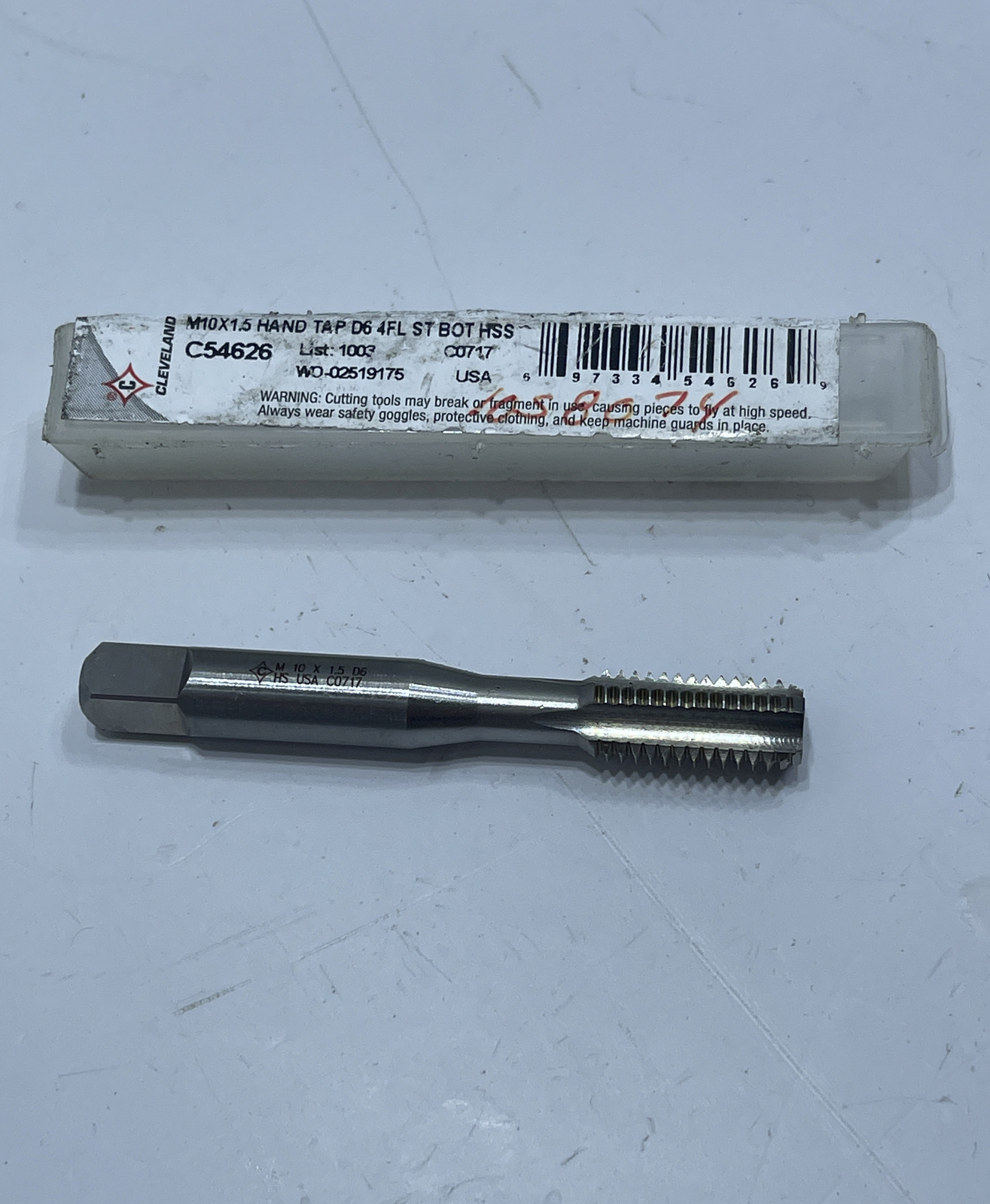 M10X1.5 HSS-E G D6 4F CI1000 TAP