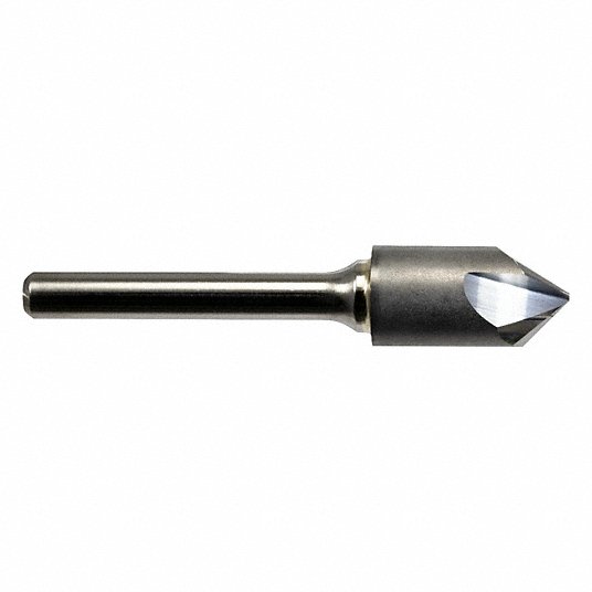 3 FLUTE CARBIDE 90-DEG C'SINK 1/2"