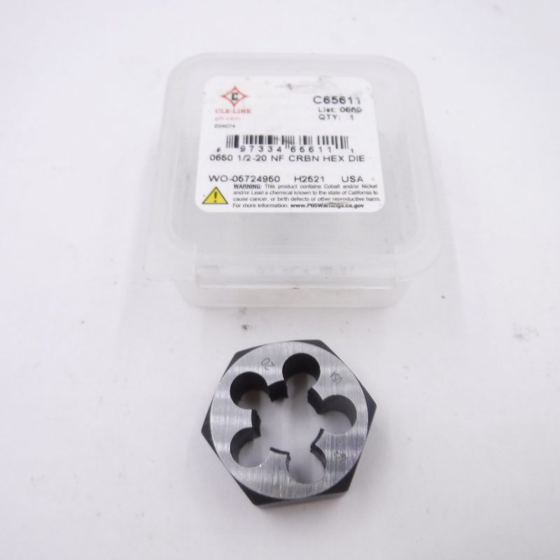 0650 1/2-20 NF CRBN HEX DIE