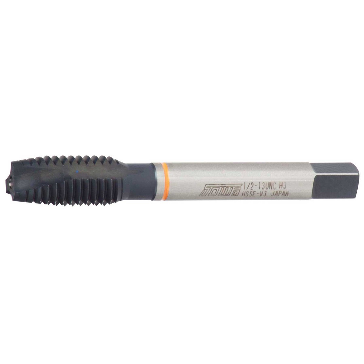 12-24 NC HSSE 2B 3FLT PLG BLK OXIDE SS