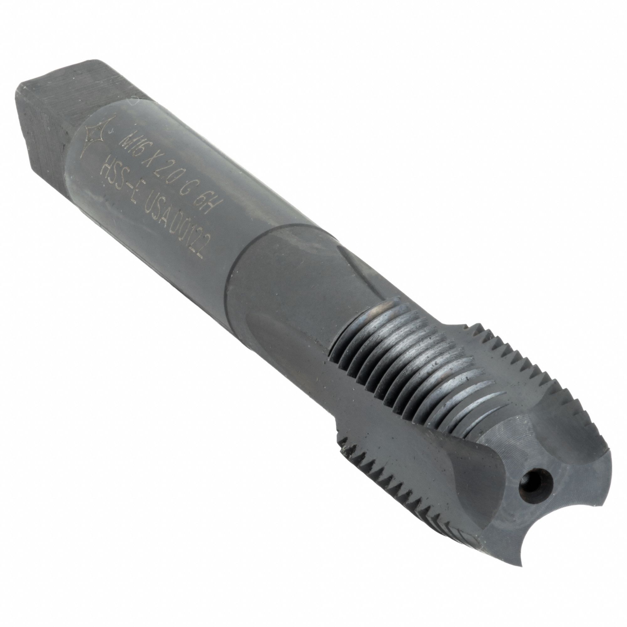 M16X2.0 HSSE 6H 3FLT PLG BLK OXIDE SS