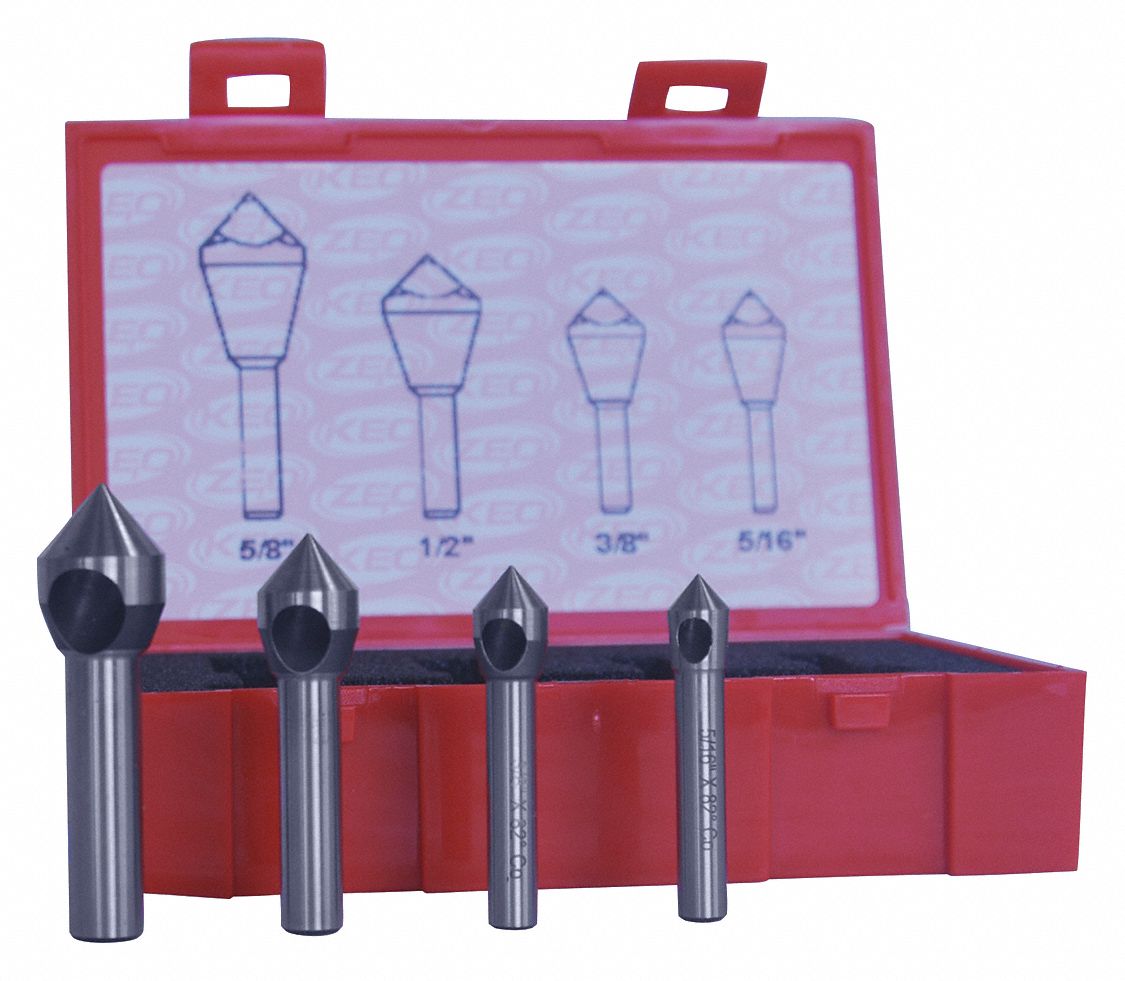 4 PC – 82 DEG SET, 5/16, 3/8, 1/2, 5/8