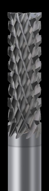 5/16X1x2.5 CFRP BURR END NICKED ROUTER