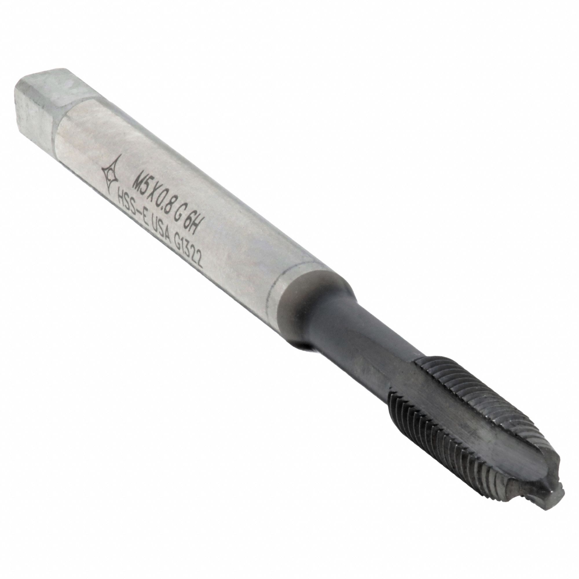 M5X0.8 HSSE 6H 3FL PLG HARDLUBE SS
