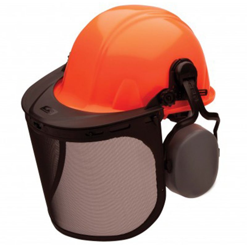 SL Series HP14141, HHABCMS adapter, CM6010 muffs, and S1060 faceshield