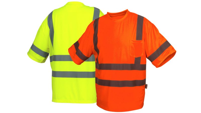Hi-Vis Lime T-Shirt with Contrasting Reflective Tape – Size 3X Large