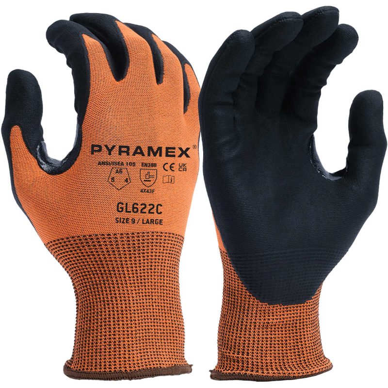 Nitrile 13g HPPE Liner A6 Cut TPR – 3XL 3X Large