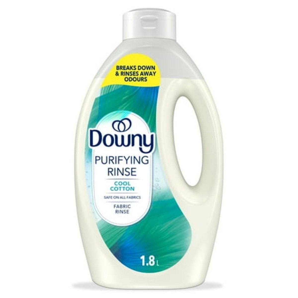 Downy Purifying Rinse Laundry Odour Remover, Cool Cotton Scent, 1.83 L, Fabric Softener and Laundry Odour Removal Rinse, Fights