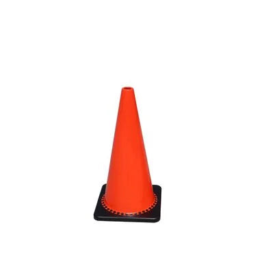 PVC Cone, 28" Wide Body No Reflective Collars, 7 lbs Fluorescent Orange