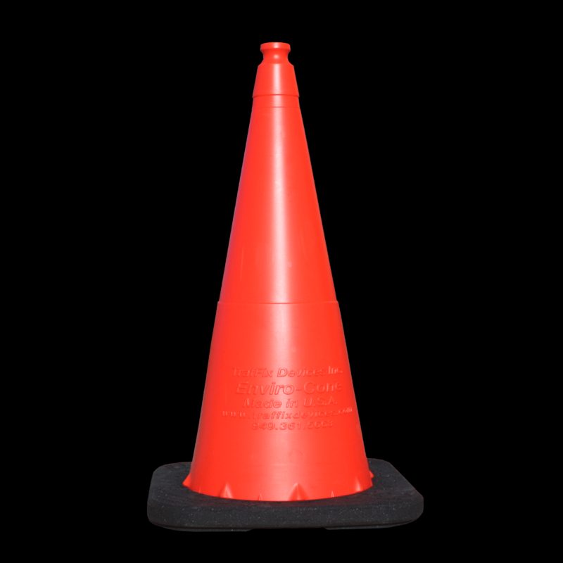 Enviro Cone, 28" w/ Base, No Reflective Collars, 10lbs.