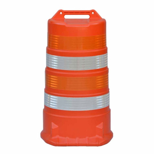 Contractor Drum, Low Density Channelizer No Sheeting, No Base