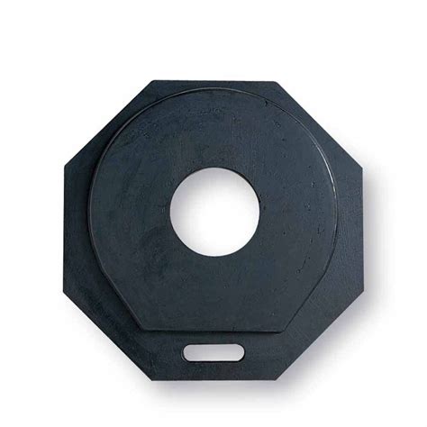 Base, 40 lb Recycled Rubber for Channelizer Drums