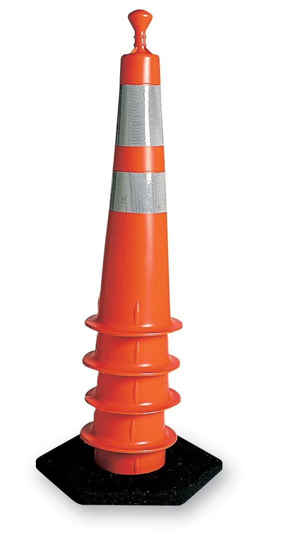 Grabber Cone, 42" (2) 4" 3M Flexible Prismatic (3310) Collars, No Base