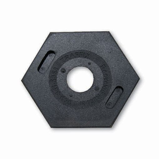 Tube Base Hexagonal 8 lb Recycled Rubber