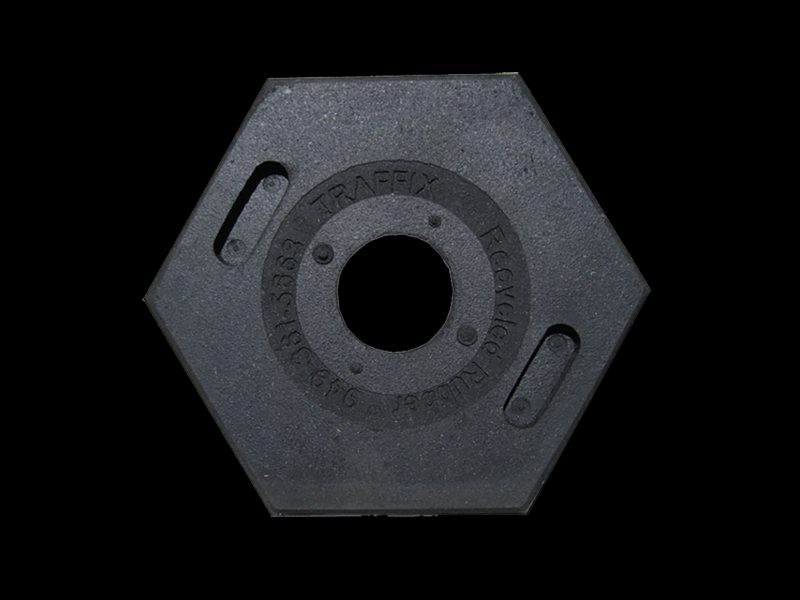 Tube Base Hexagonal 18 lb Recycled Rubber