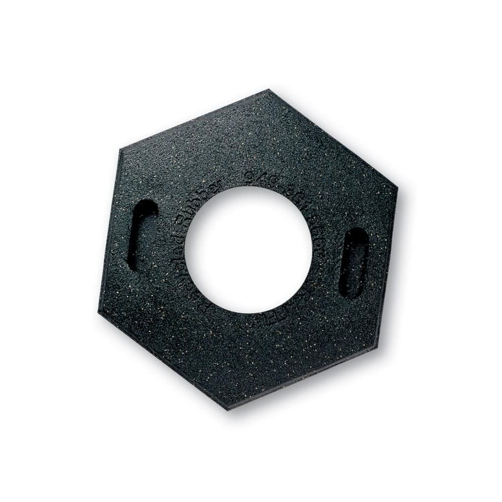 Cone Base Hexagonal 16 lb Recycled Rubber