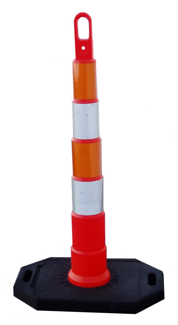 Looper Cone, 42" (4) 6" 3M Flexible Prismatic (3314 & 3310) Collars OWOW, No Base
